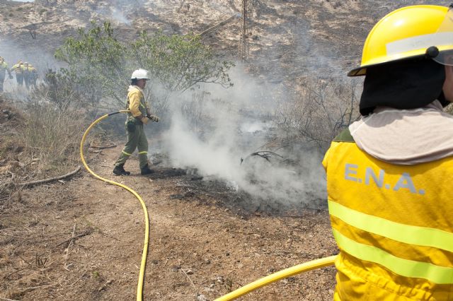 Controlado un incendio de matorral en la ladera de San Julián - 5, Foto 5