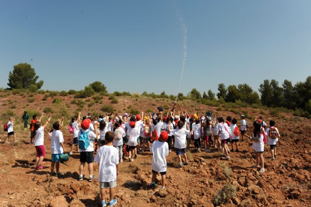 Los niños de los colegios siembran 500 pinos carrasco en los montes - 3, Foto 3