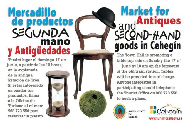 El mercadillo de segunda mano y antigüedades vuelve el domingo 17 de junio - 1, Foto 1