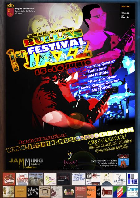 Bullas celebra el I Festival de Jazz los días 15 y 16 de junio - 1, Foto 1