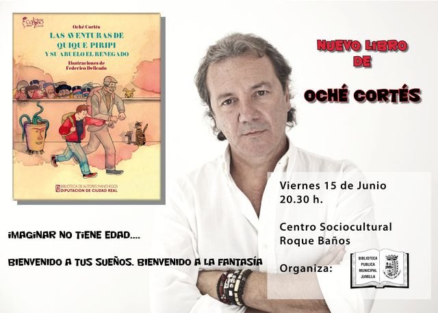 Oché Cortés, Director de la Televisión 7RM presenta su nuevo libro en Jumilla - 1, Foto 1