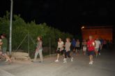 Cerca de doscientos aficionados al senderismo participan en la VI Ruta Nocturna 'Torre Vieja'