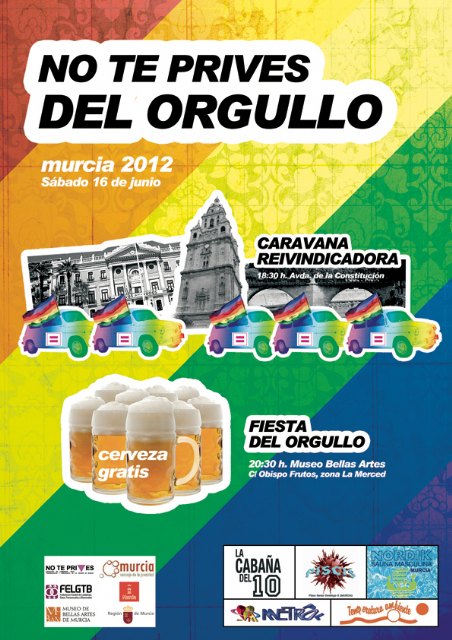 El próximo sábado 16 de junio el Colectivo No Te Prives celebra el Orgullo LGTB 2012 en la ciudad de Murcia - 1, Foto 1