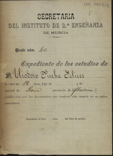 El Archivo General de la Región digitaliza documentos sobre el poeta Eliodoro Puche en el aniversario de su fallecimiento - 1, Foto 1