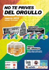 El prximo sbado 16 de junio el Colectivo No Te Prives celebra el Orgullo LGTB 2012 en la ciudad de Murcia
