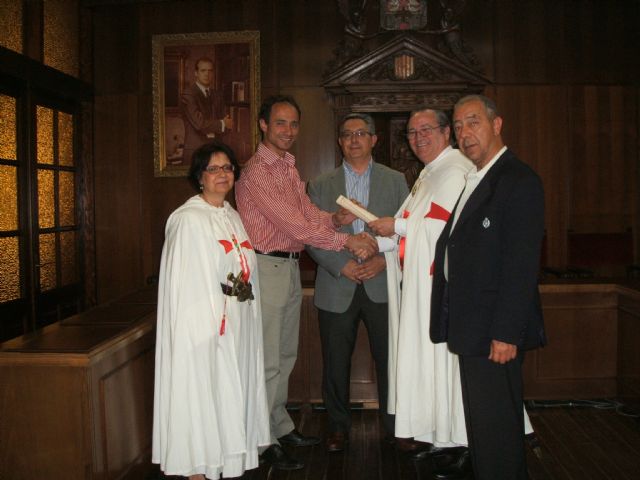 Los Templarios de Jumilla abren relaciones culturales con el ayuntamiento de Daroca (Aragón) - 1, Foto 1