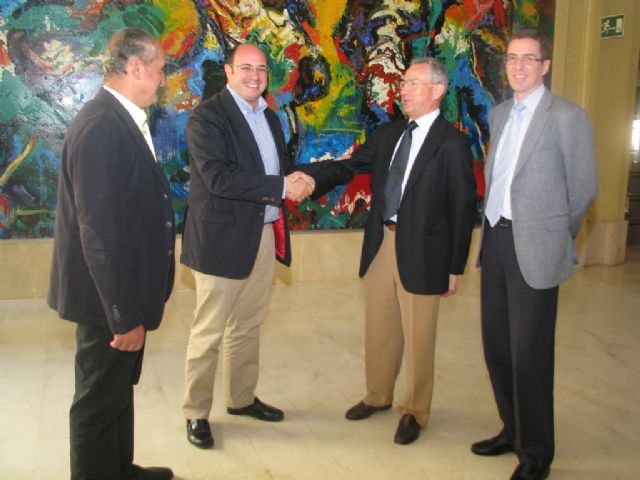 El presidente de la CHS se reúne con los alcaldes de Puerto Lumbreras, Las Torres de Cotillas y Totana, Foto 2
