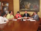 El presidente de la CHS se reúne con los alcaldes de Puerto Lumbreras, Las Torres de Cotillas y Totana