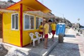 Trece puestos de vigilancia inauguran la temporada de baño en las playas cartageneras