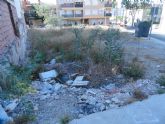 El Grupo Socialista denuncia la existencia de escombreras en pleno centro de Algezares