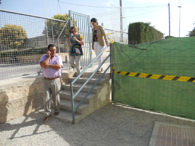 La alcaldesa visita el CEIP Comarcal-Deitania, Foto 1