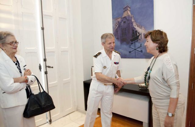 El contralmirante del Charles de Gaulle elogia la gastronomía y la historia de Cartagena - 2, Foto 2