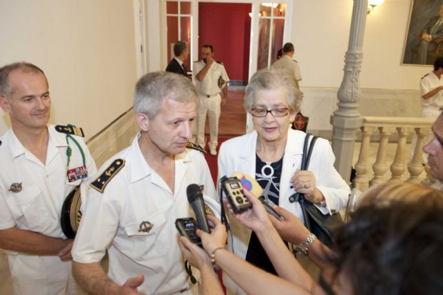 El contralmirante del Charles de Gaulle elogia la gastronomía y la historia de Cartagena - 3, Foto 3