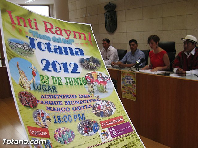 La asociación FAE y la Coordinadora del Pueblo Cañarí en España celebran el próximo 23 de junio en Totana la Fiesta del Sol Inti Raymi - 1, Foto 1