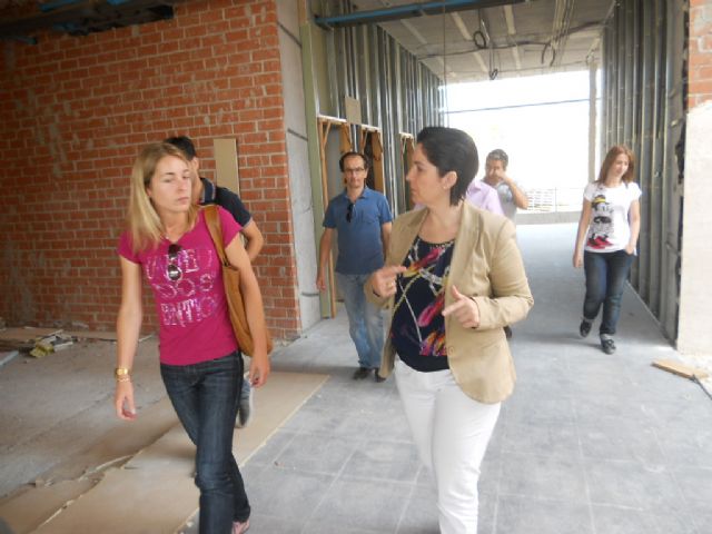La alcaldesa visita las obras del Centro de Salud Totana-sur, Foto 5
