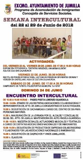 La Concejalía de Servicios Sociales va a celebrar la Semana Intercultural a partir del próximo 22 de Junio