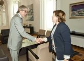 El embajador de Alemania en España se compromete a traer turistas de su pas a Cartagena