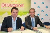 'la Caixa' y PROEXPORT se alan para apoyar la financiacin del negocio hortofrutcola de sus empresas asociadas