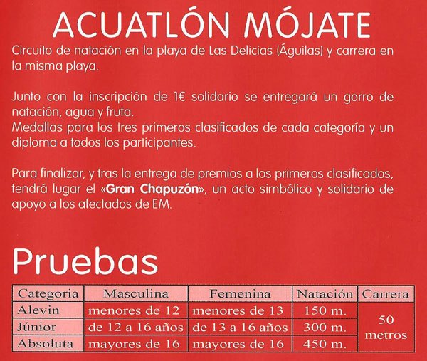 El Club de Atletismo Totana colabora con el Acualtón Mojate por la Esclerosis Múltiple”, Foto 2