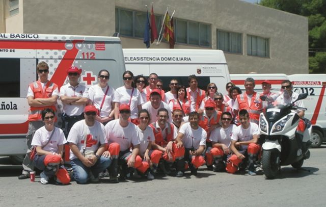 Cruz Roja de Cieza desplegó un amplio dispositivo en el regional junior de ciclismo celebrado en la Vega Alta - 1, Foto 1