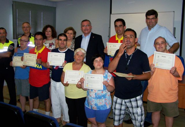 Los alumnos del Centro Ocupacional Urci de Águilas aprenden Educación Vial - 1, Foto 1