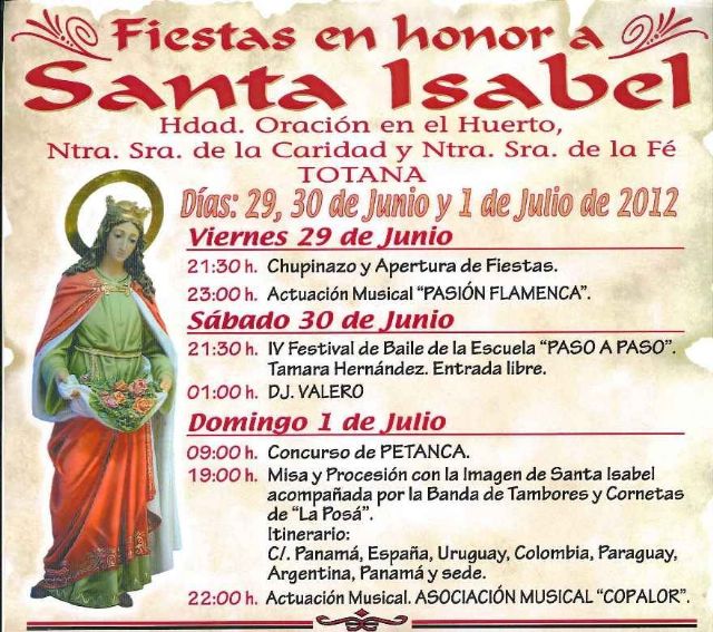 Las fiestas del barrio de la Era Alta, en honor a Santa Isabel, se celebran este próximo fin de semana, Foto 1