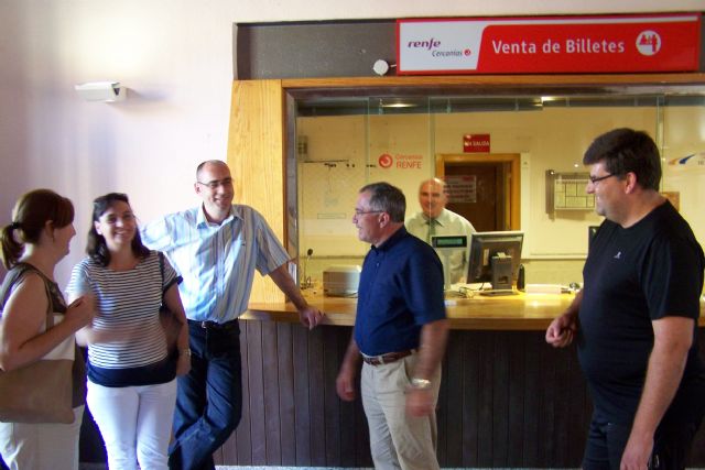 El alcalde de Águilas intercede para que se reabra la estación de RENFE - 1, Foto 1