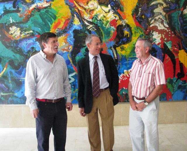 El presidente de la CHS mantiene sendas reuniones con los alcaldes de Ojós y Blanca - 3, Foto 3
