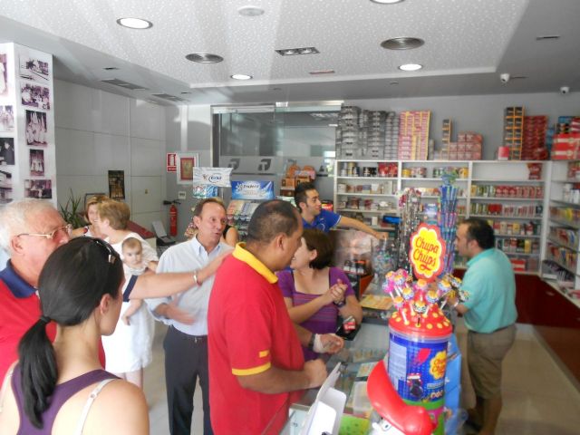 Moya-Angeler y Herrero visitan los establecimientos comerciales de Alquerías - 3, Foto 3