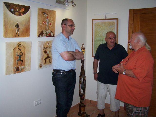 El artista almeriense Safi muestra en Águilas su obra, a través de la exposición Isla oblicua - 1, Foto 1