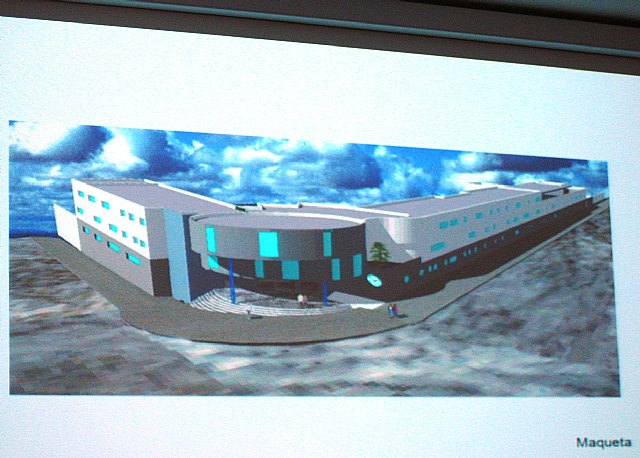 Sotoca presenta en Archena el proyecto del nuevo colegio Miguel Medina - 1, Foto 1