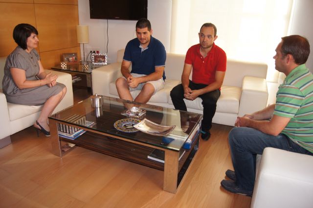 La nueva junta directiva del Olímpico de Totana se presenta a las autoridades municipales - 3, Foto 3