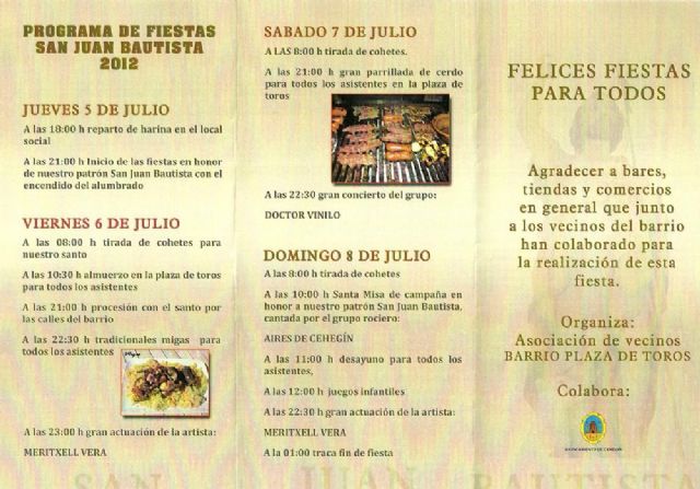 Las Fiestas del Barrio de la Plaza de Toros, este fin de semana - 1, Foto 1