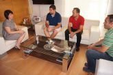La nueva junta directiva del Olmpico de Totana se presenta a las autoridades municipales