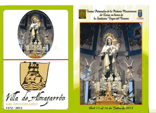 Este viernes Leiva inicia sus fiestas en honor a la Virgen del Carmen - 2, Foto 2