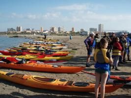 Ciclismo, kayak y piraguismo, en el Mar Menor - 1, Foto 1