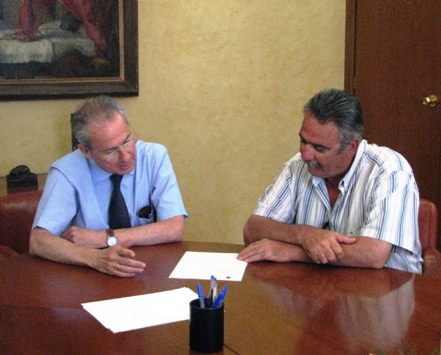 El presidente de la Confederación Hidrográfica del Segura se réune con el alcalde de Aledo - 1, Foto 1