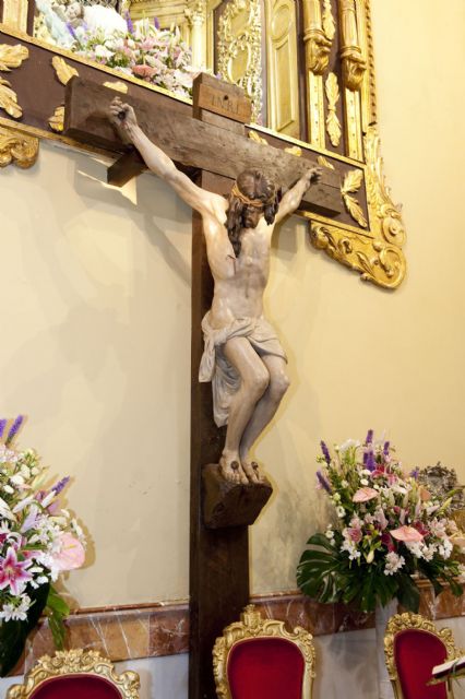 El Cristo de la Fe regresa como nuevo a la iglesia del Carmen - 5, Foto 5