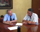 El presidente de la Confederación Hidrográfica del Segura se réune con el alcalde de Aledo