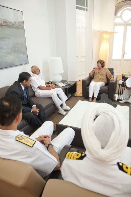 Los militares indios impresionados con la Cartagena milenaria - 2, Foto 2