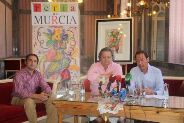 José Lucas evoca la alegría de la fiesta en un colorido cartel que anuncia la Feria 2012 - 3, Foto 3
