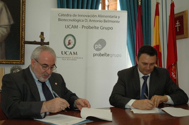 La UCAM y la empresa PROBELTE crean la Cátedra D. Antonio Belmonte - 1, Foto 1