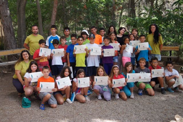Un total de 26 niños participan en el campamento de las Aulas de la Naturaleza en el paraje de Las Alqueras, Foto 1
