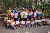 Un total de 26 niños participan en el campamento de las Aulas de la Naturaleza en el paraje de Las Alquer�as