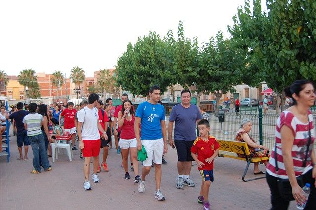 Más de 200 vecinos se dan cita en la V Ruta Senderista de las fiestas 2012 del Barrio del Carmen de Alguazas - 5, Foto 5