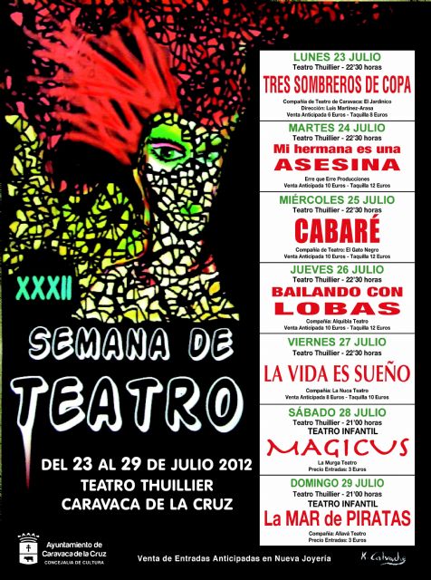 La Semana de Teatro de Caravaca se celebra del 23 al 29 de julio con comedias, clásicos y obras infantiles - 2, Foto 2