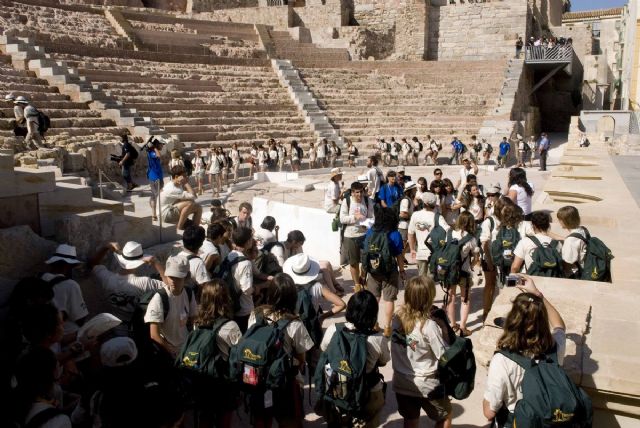 225 jóvenes de la Ruta Quetzal visitan Cartagena - 1, Foto 1
