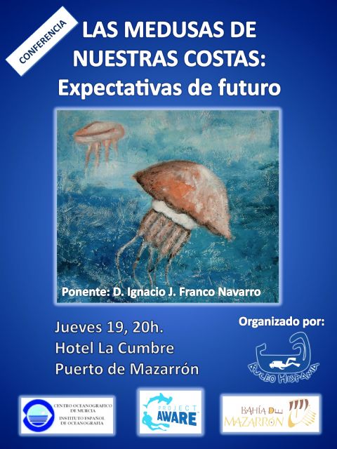 Mañana se impartir una conferencia sobre las medusas de nuestra costa en el hotel 