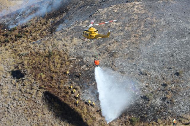 Se da por extinguido el incendio que ha quemado 35 hectáreas de monte en el paraje aguileño deLa Morra del Pan - 1, Foto 1