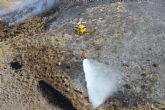 Se da por extinguido el incendio que ha quemado 35 hectáreas de monte en el paraje aguileño de